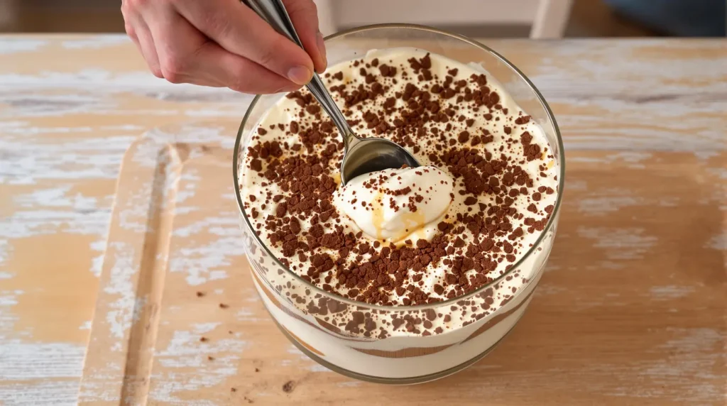 « J'ai remplacé le mascarpone par cet ingrédient » : son tiramisu maison contient presque deux fois moins de calories