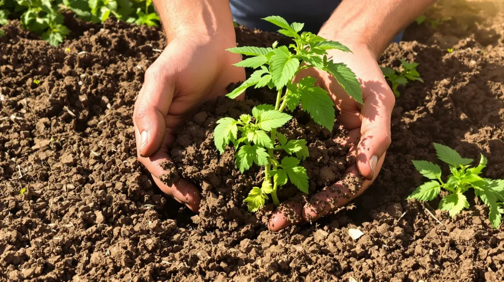 « Tu plantes tes tomates debout ? » : depuis qu'un voisin m'a montré la position couchée, mes plants sont beaucoup plus vigoureux